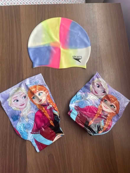 Photo of free Swimming cap and armbands (Langley SL3) #1