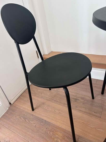 Photo of free Black table and chairs (Canonbury N1) #2