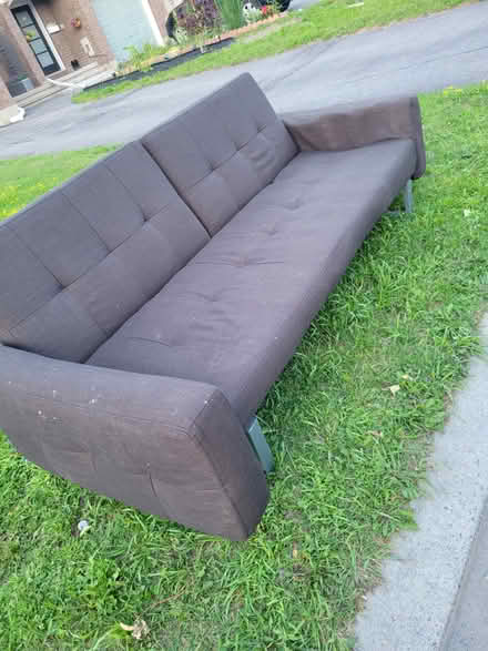 Photo of free Curbside couch (26 royal field crescent) #1