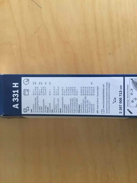 Photo of free Rear wiper blade - VW/Audi/Seat/Skoda (Berkhamsted HP4) #3