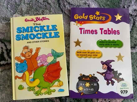 Photo of free Enid Blyton book and times tables activity book (Westbrook WA5) #1