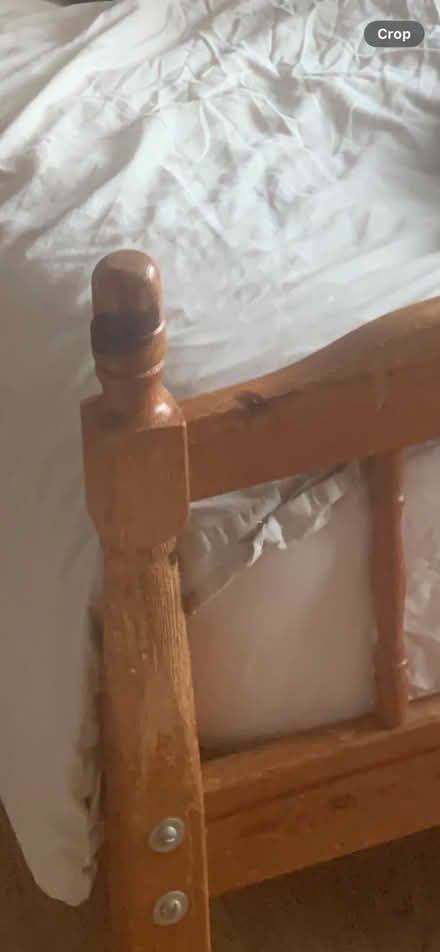 Photo of free Wooden double bed (Mortimer RG7) #2