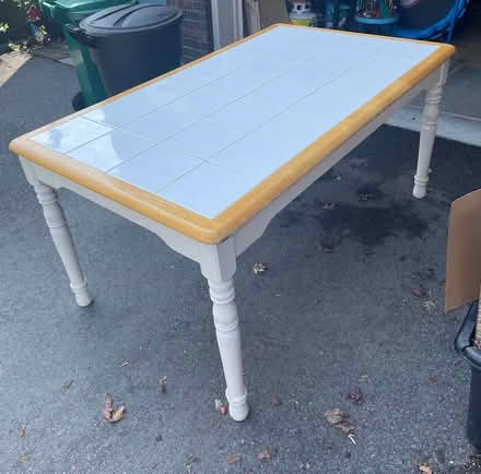 Photo of free Dining table - tiles on top (Hunt Club) #1