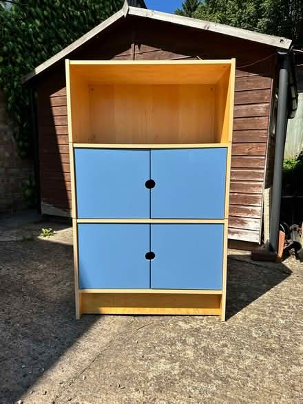Photo of free IKEA blue fronted cabinet (Top Amersham HP6) #1