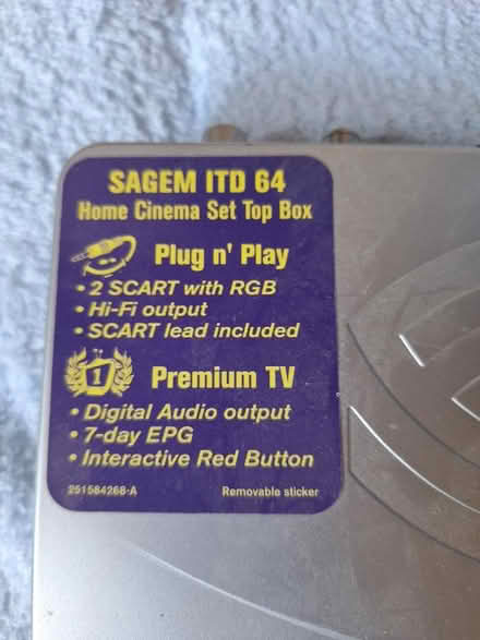 Photo of free Sagem box (Kingswood SS16) #4