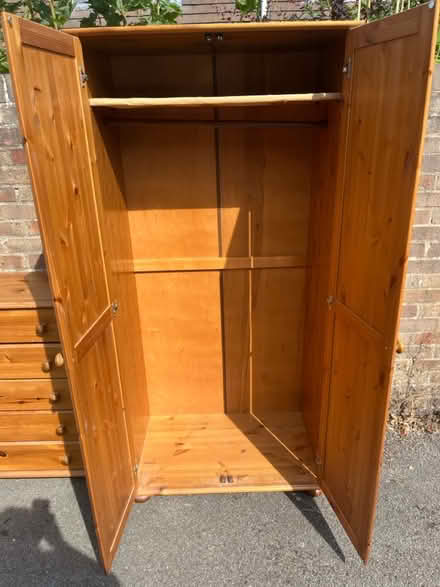 Photo of free Pine wardrobe (Basingstoke) #2