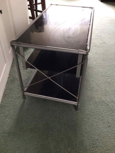 Photo of free Glass side/coffee table (Birch Vale SK22) #2