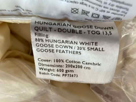 Photo of free Three down duvets (Osney OX2) #2