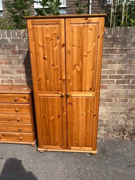 Photo of free Pine wardrobe (Basingstoke) #1