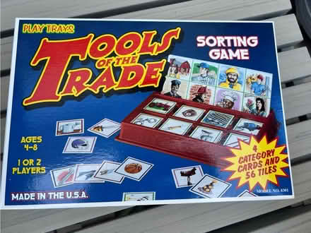 Photo of free Tools of the trade sorting game (Westbrook WA5) #1
