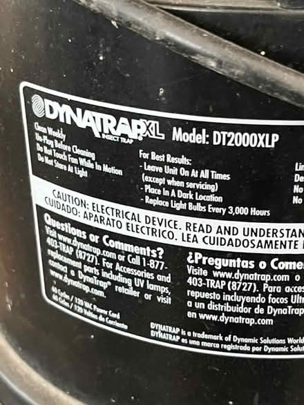 Photo of free DynaTrapXL bug trap (east and south of Longmont) #2
