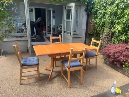 Photo of free Kitchen table and 4 chairs (Dun Laoghaire) #1
