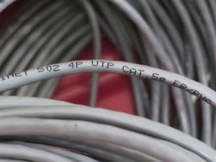 Photo of free Several lengths of Cat 5e UTP cable. (Addiscombe CR0) #3