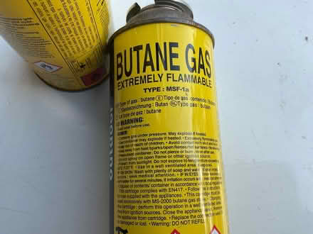 Photo of free 2 butane gas cylinders (Devon Park, Bedford MK40 3) #3