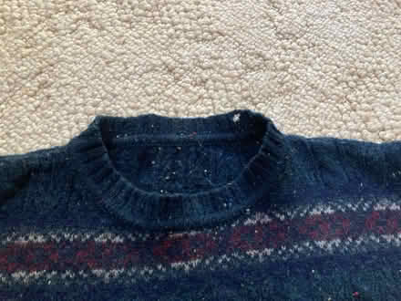Photo of free Wool sweater, moth hole at neck (Brunswick/Glenwood Basin) #2