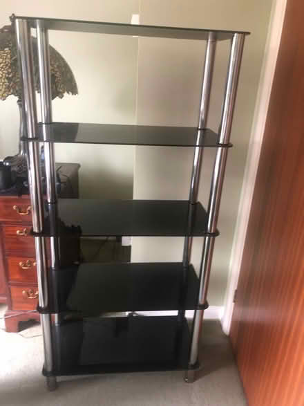 Photo of free Black Glass Shelves (Ramsgate CT11) #1
