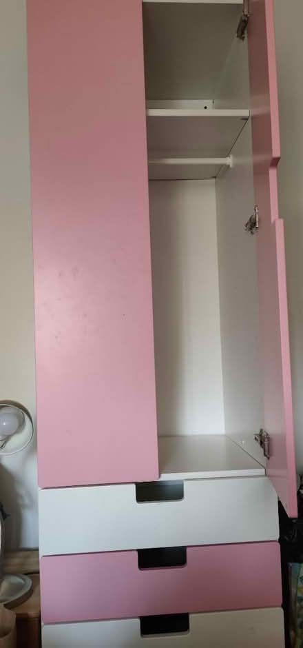 Photo of free Pink and white Girl cupboard (Perivale UB6) #1
