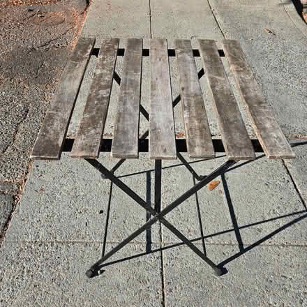 Photo of free Small Folding Patio Table (94041) #1