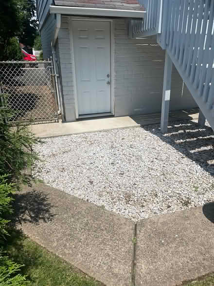 Photo of free White crushed stone landscape rocks (Fair Lawn NJ) #1