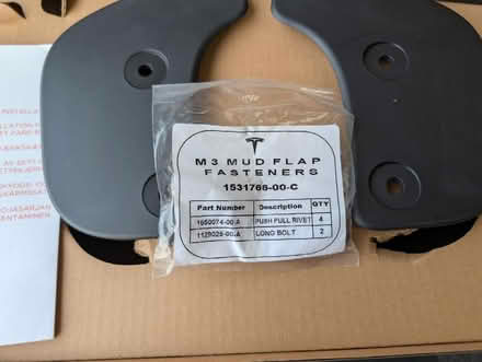 Photo of free Tesla Model 3 Mudflaps (Caversham RG4) #2