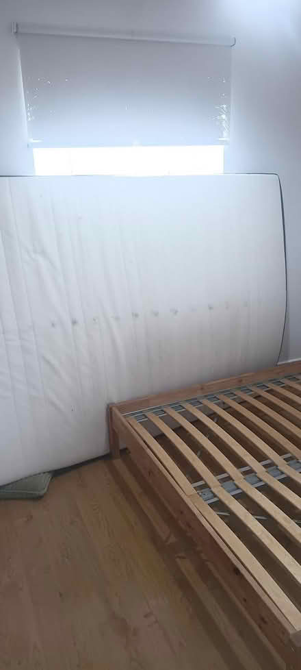 Photo of free 2 wooden bed frames + 1 mattress (Dublin 15 Tyrrelstown) #3