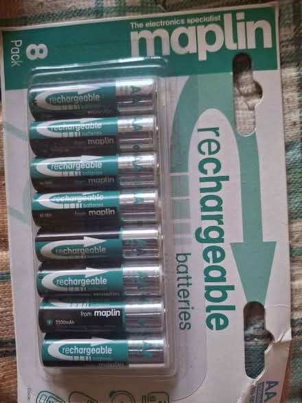 Photo of free Rechargeable unopened batteries. AA (Thamesmead SE28) #1
