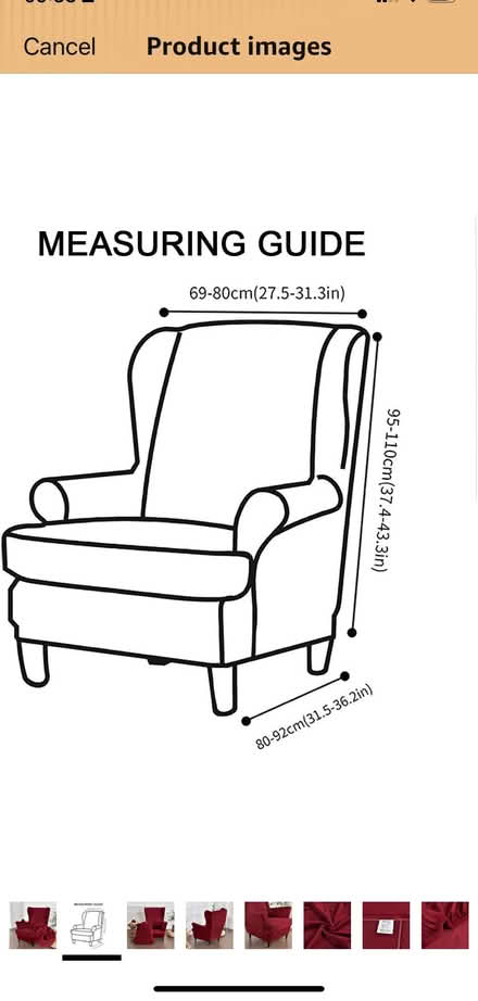 Photo of free Strandmon Sofa Cover (Strood, ME2) #2