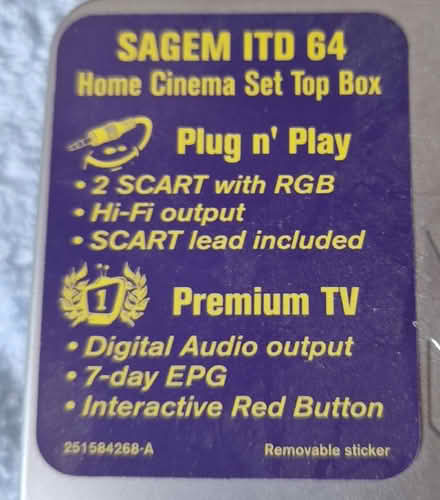 Photo of free Sagem box (Kingswood SS16) #3