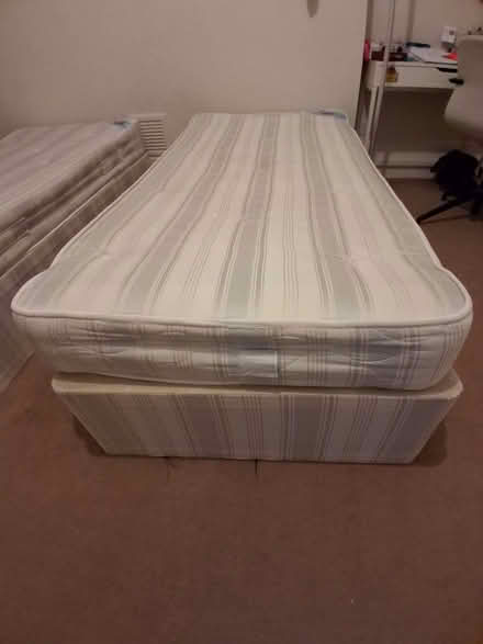 Photo of free 2 single bed with frames and mattresses (Earls Court SW5) #2