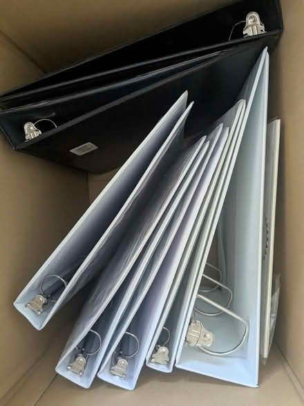 Photo of free Binders, notepad, award paper (Revere) #1