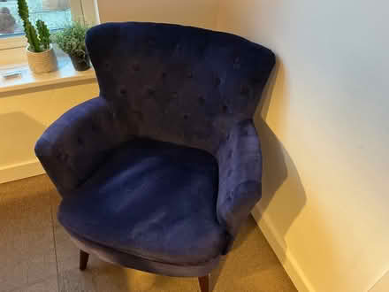 Photo of free Small blue chair (Stroud GL6) #1