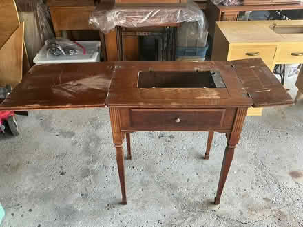Photo of free Singer sewing table (Thornhill) #2