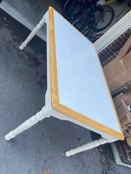 Photo of free Dining table - tiles on top (Hunt Club) #3