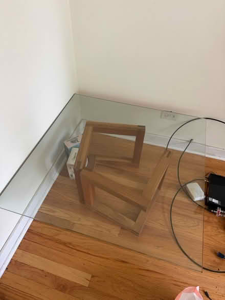 Photo of free Glass top table (Portage park) #1