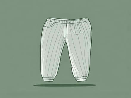 Photo of free cpl pairs cotton trousers striped (Moor Allerton LS17) #1