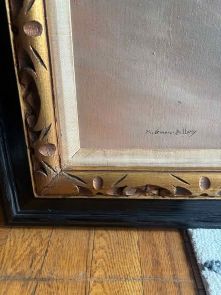 Photo of free ViINTAGE M. Gordon Bellamy Painting (Rego Park) #4