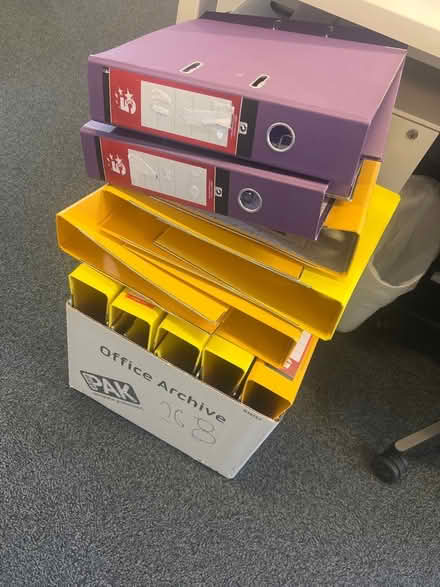 Photo of free Folders Lever Arch Files x 20 A4 size (Sevenoaks TN13) #1