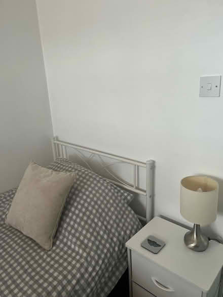 Photo of free Single white bed & mattress (Chelmsford CM2) #1