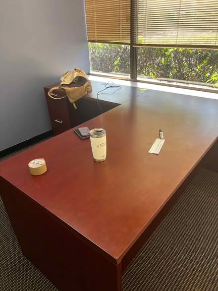 Photo of free Office desks and supplies (Herndon Pkwy and Spring Street) #4