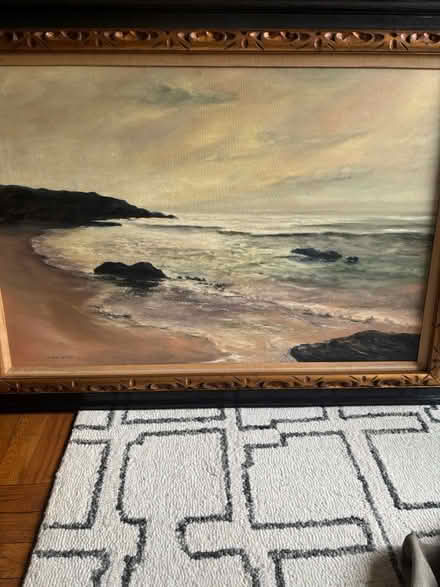 Photo of free ViINTAGE M. Gordon Bellamy Painting (Rego Park) #1