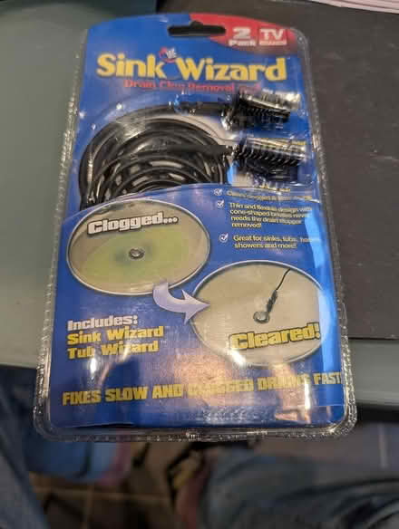 Photo of free Sink Wizard Drain Clog Removal Tool (Leatherhead) #1
