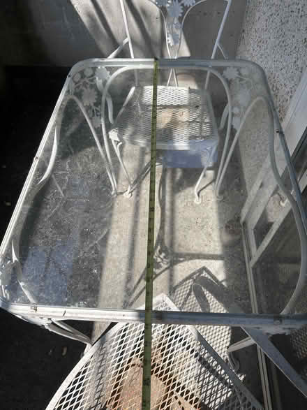Photo of free Metal and glass patio furniture (upper Queen Anne Hill) #4