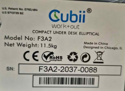 Photo of free Cubii exercise machine (Alderholt SP6) #3