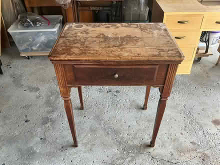 Photo of free Singer sewing table (Thornhill) #1