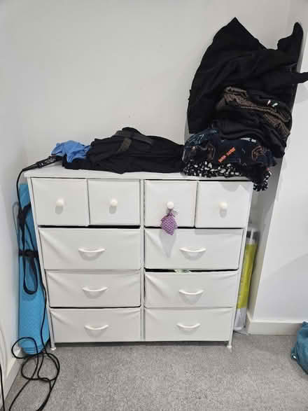 Photo of free Fabric chest of drawers (Woolwich Se18) #1