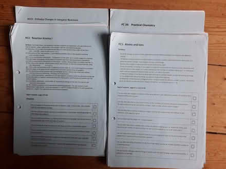 Photo of free OCR A level Chemistry syllabus from Hereford Sixth Form (Malvern WR14) #1