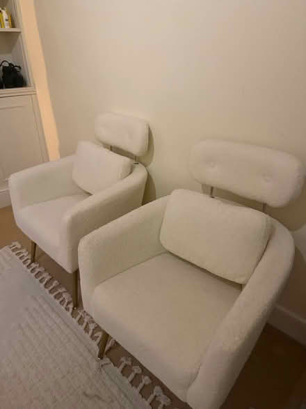 Photo of free Two teddy armchairs (Brook Green W14 0BP) #1