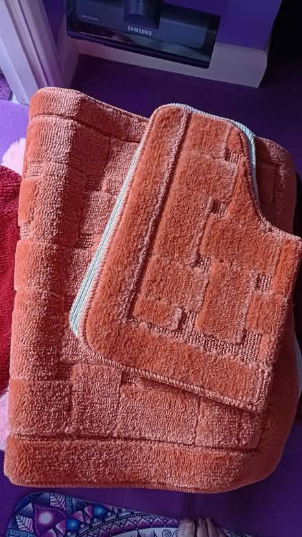 Photo of free 2 cushions and bath mats (Chineham RG24) #3