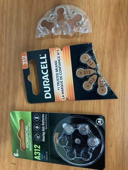 Photo of free Spare #312 hearing aid batteries (Belford, NJ) #1