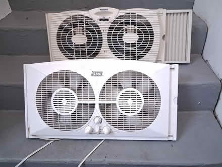 Photo of free 2 window fans - non-working (Beacon Hill) #2